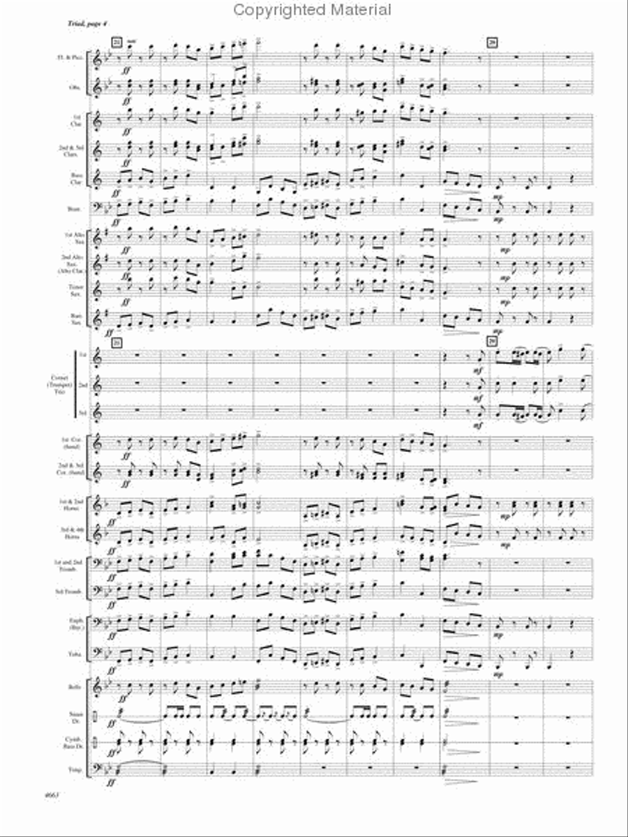 Triad Triad Concert Band scores gallery preview page 4
