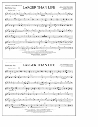 Larger Than Life - Baritone Sax