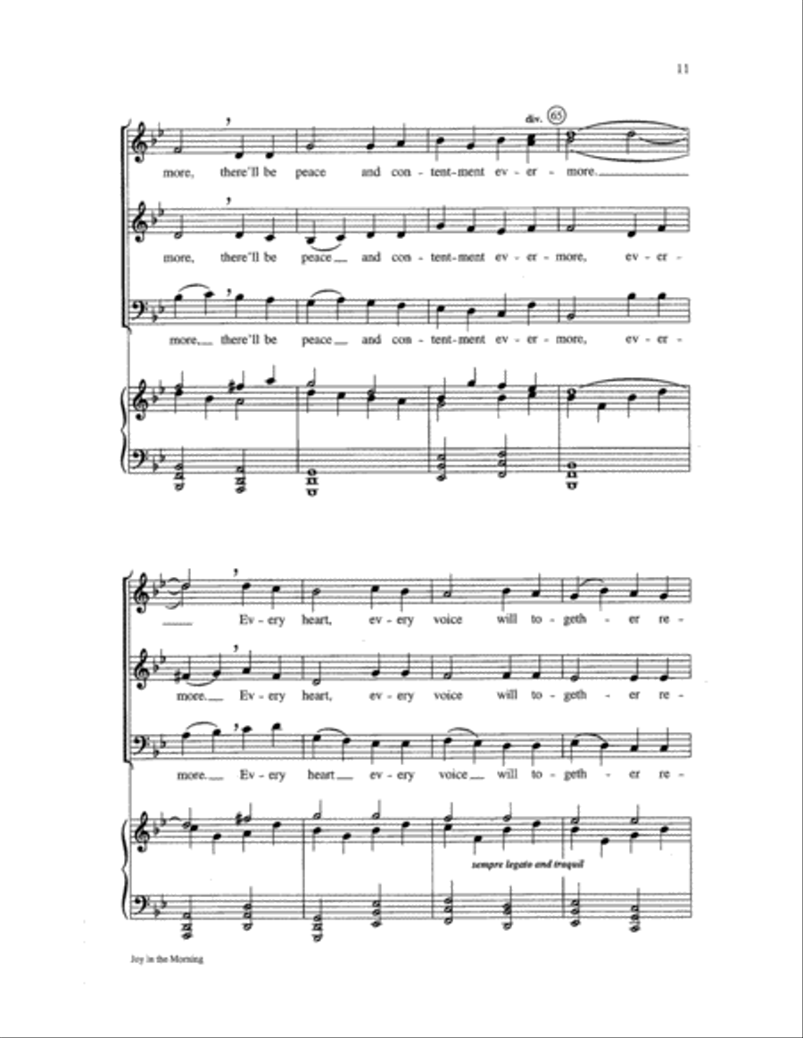 Joy in the Morning Joy in the Morning 3-Part scores gallery preview page 11