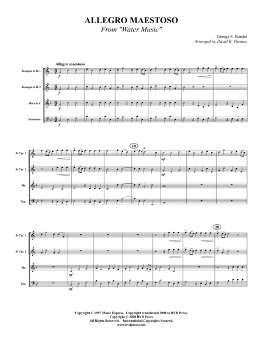 Festive Brass Album Horn scores gallery preview page 3