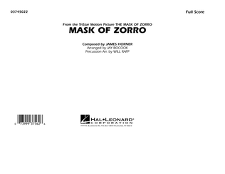 Book cover for Mask of Zorro (arr. Jay Bocook) - Full Score