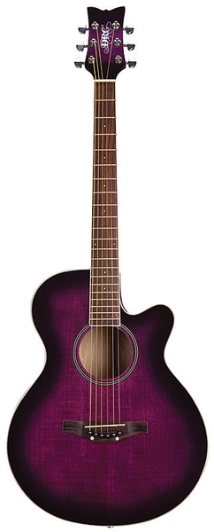 Daisy Rock Girl Guitars: Sophomore Acoustic Guitar (Pep Rally Purple)