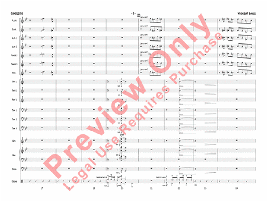 Midnight Snack Midnight Snack Jazz Ensemble scores gallery preview page 6