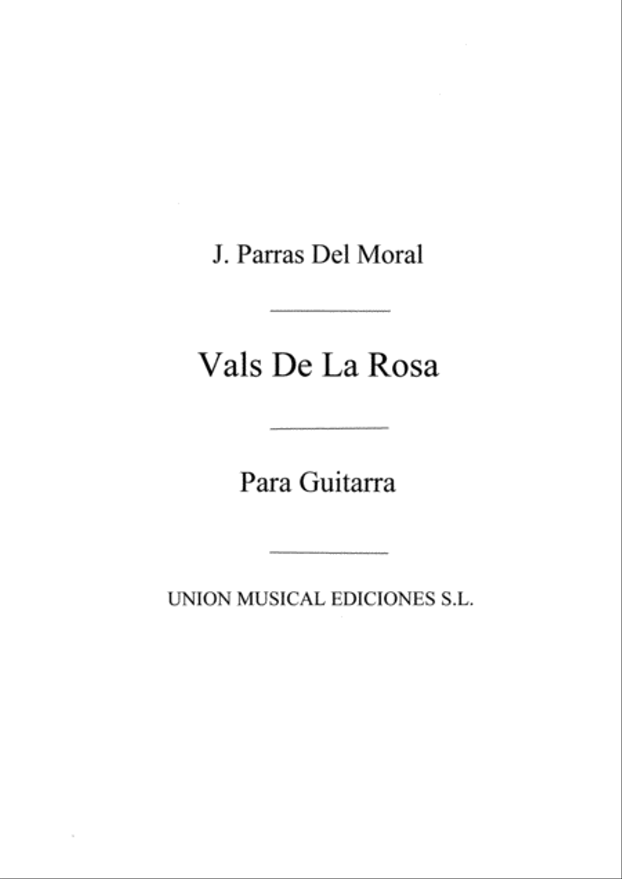 Vals De La Rosa Vals De La Rosa Acoustic Guitar scores gallery preview page 1