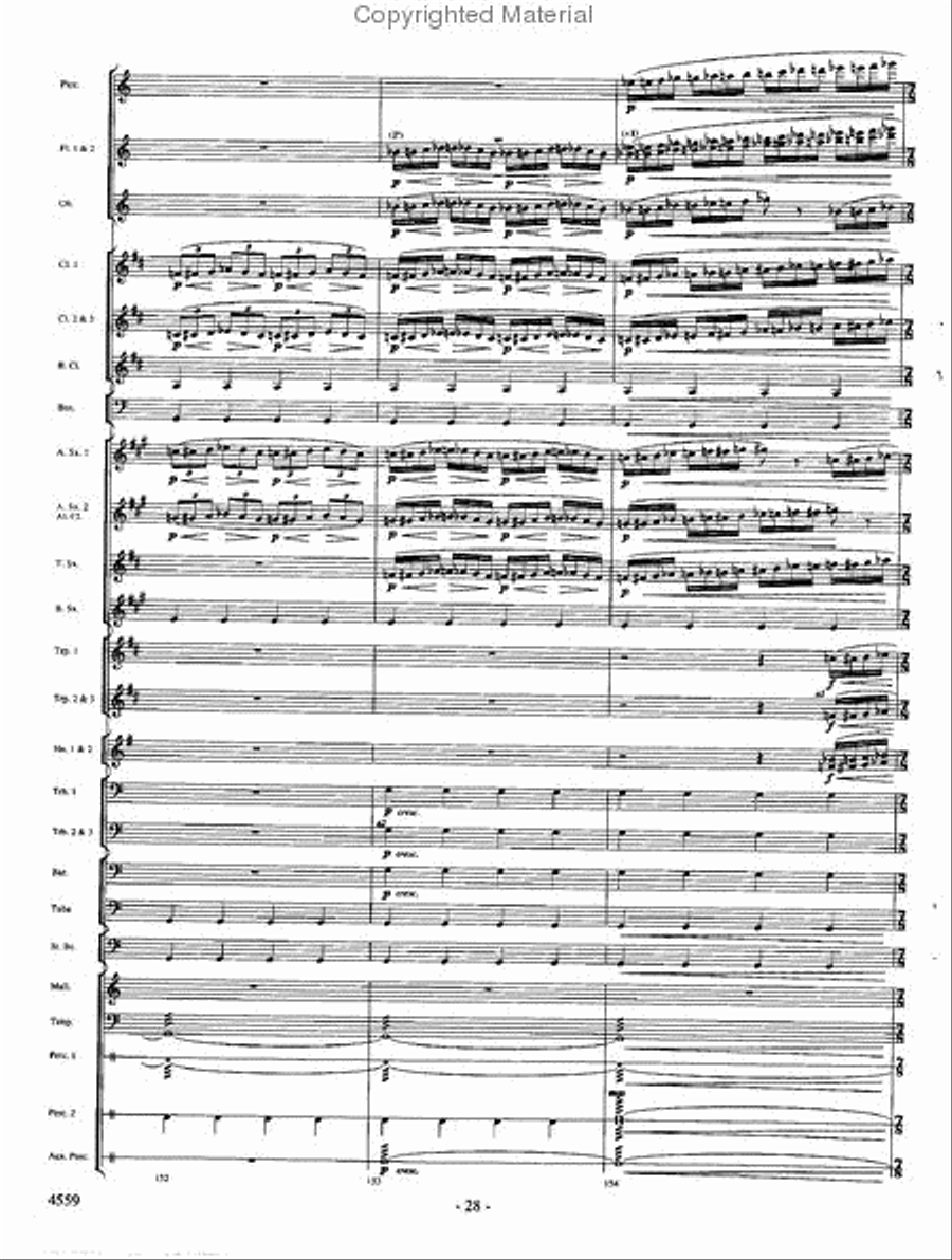 Into the Raging River Into the Raging River Concert Band scores gallery preview page 27