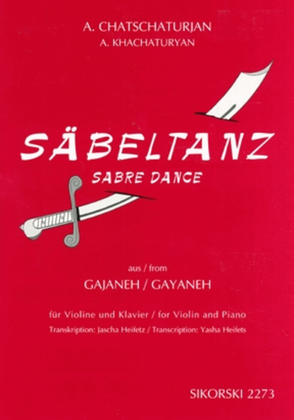 Book cover for Aram Khachaturian – Sabre Dance