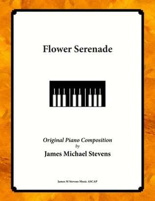 Book cover for Flower Serenade - Romantic Piano