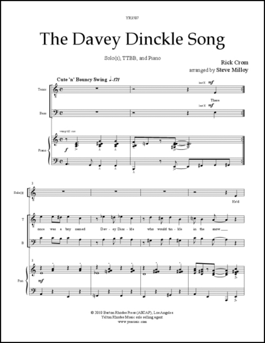 Davey Dinckle Song, The
