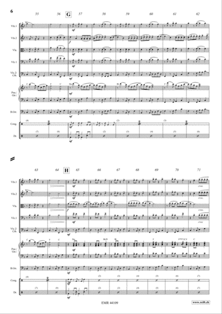Despacito String Orchestra scores gallery preview page 6