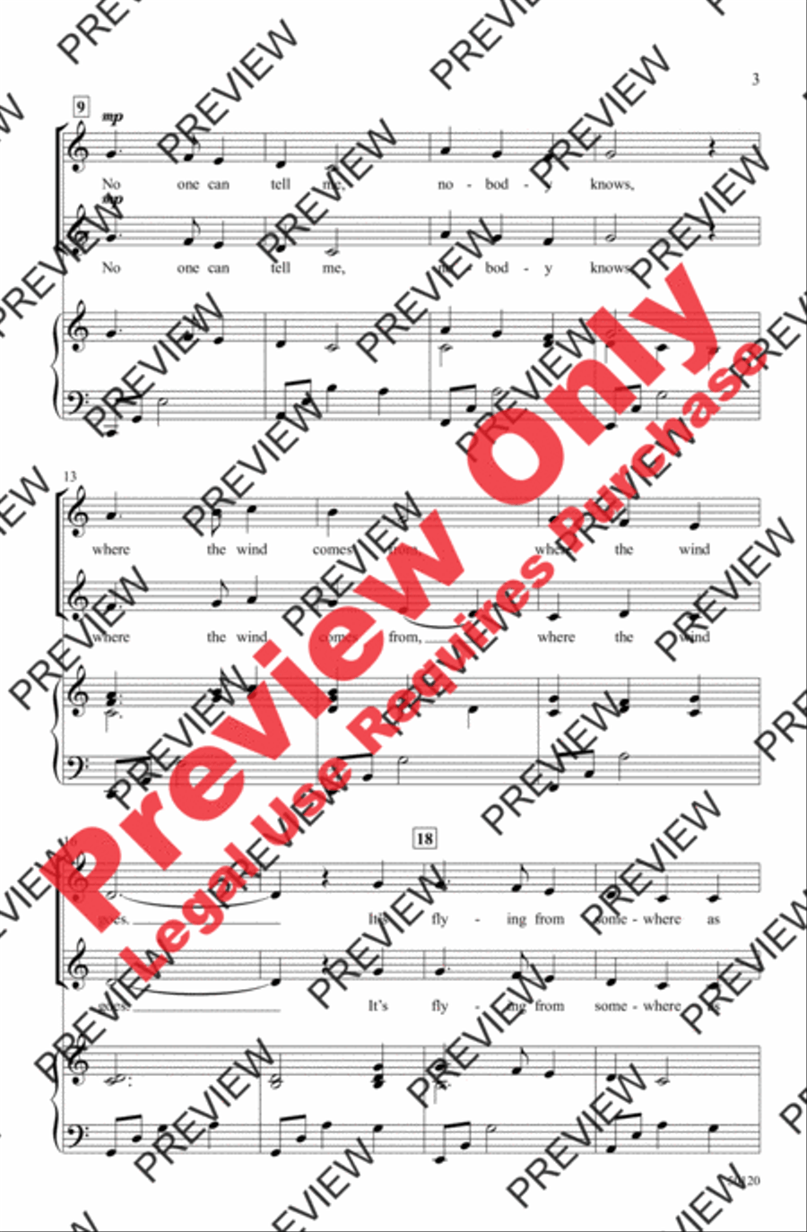 Wind on the Hill 2-Part scores gallery preview page 3