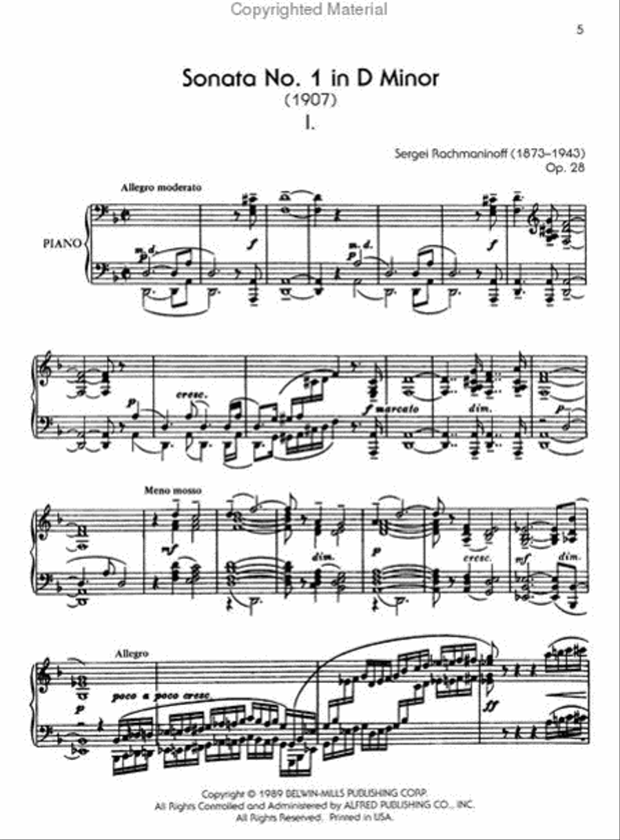 The Piano Works of Rachmaninoff, Volume 5 Piano Solo scores gallery preview page 2
