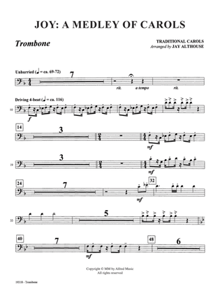 Joy: A Medley of Carols: 1st Trombone