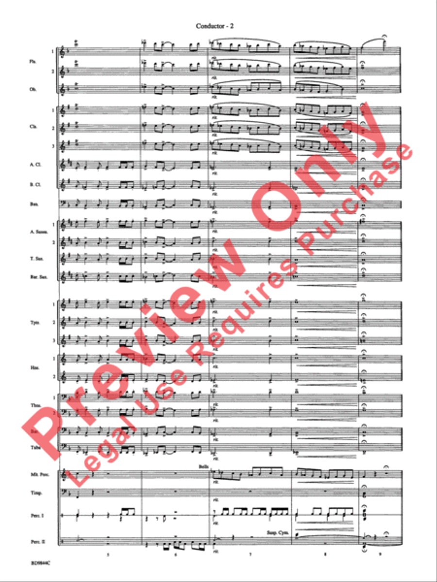 Alliance Concert Band scores gallery preview page 5