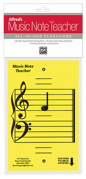 Alfred's Music Note Teacher: All-In-One Flashcard (Yellow)