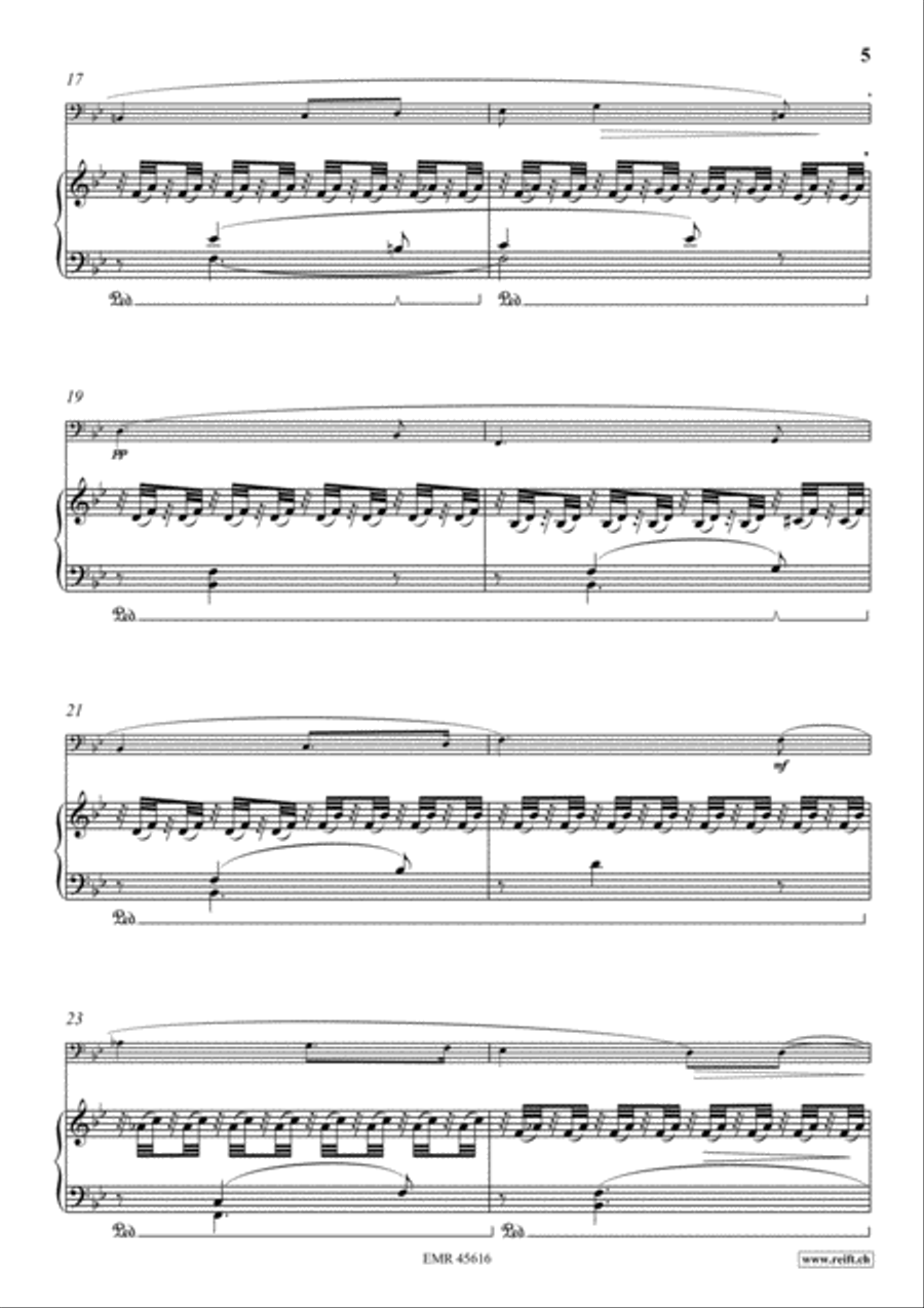 An Einsamer Quelle An Einsamer Quelle Bass Trombone scores gallery preview page 5