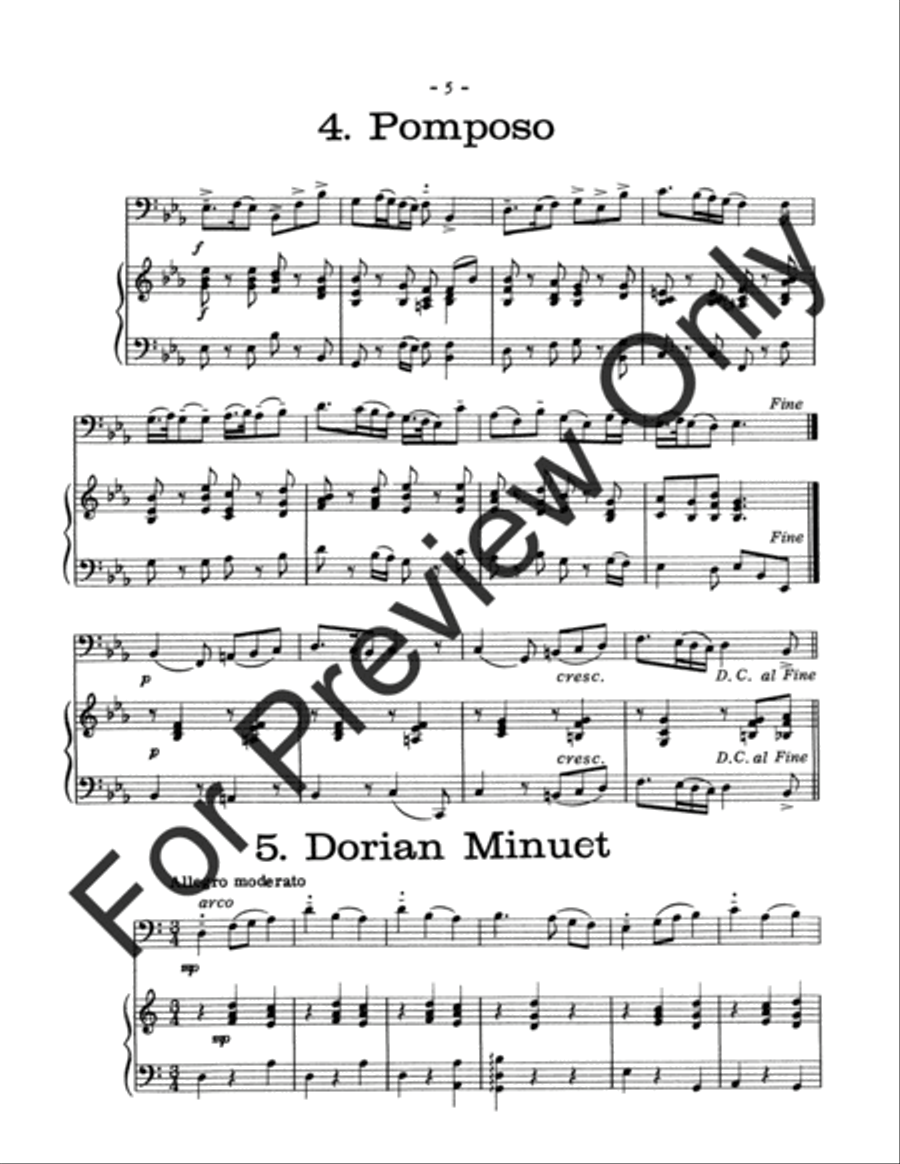 Six For Bass Six For Bass Double Bass scores gallery preview page 7
