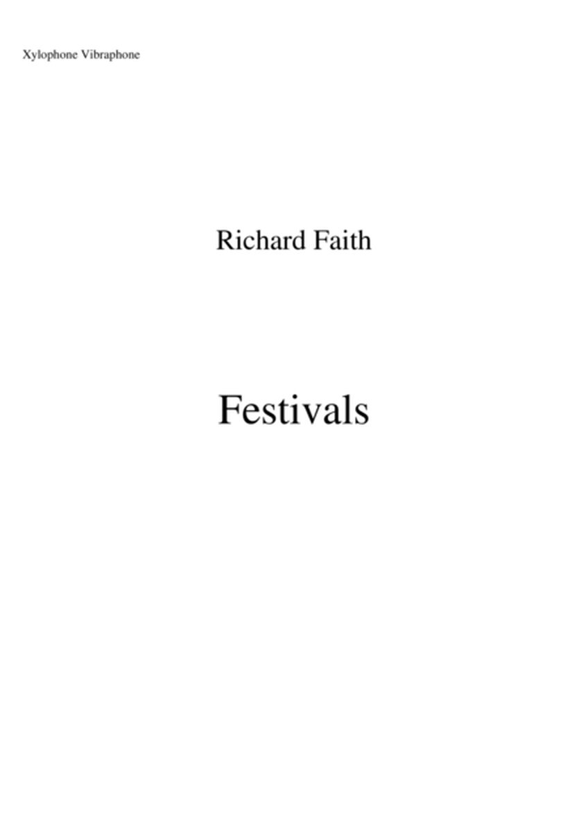 Richard Faith/László Veres: Festivals for concert band, mallet percussion part
