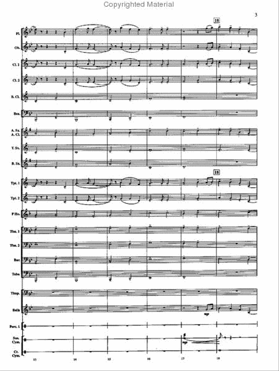 On Freedom's Wings On Freedom's Wings Concert Band scores gallery preview page 4