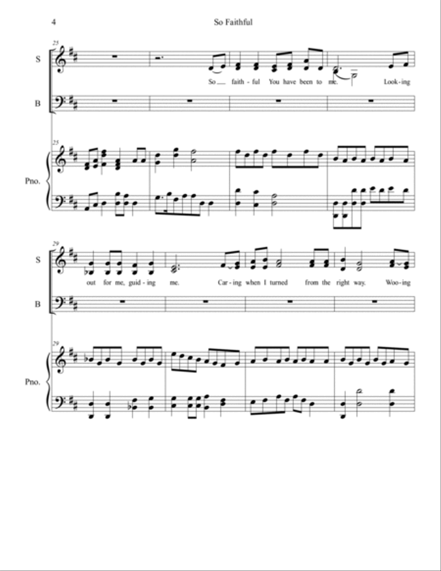 So Faithful 4-Part scores gallery preview page 4