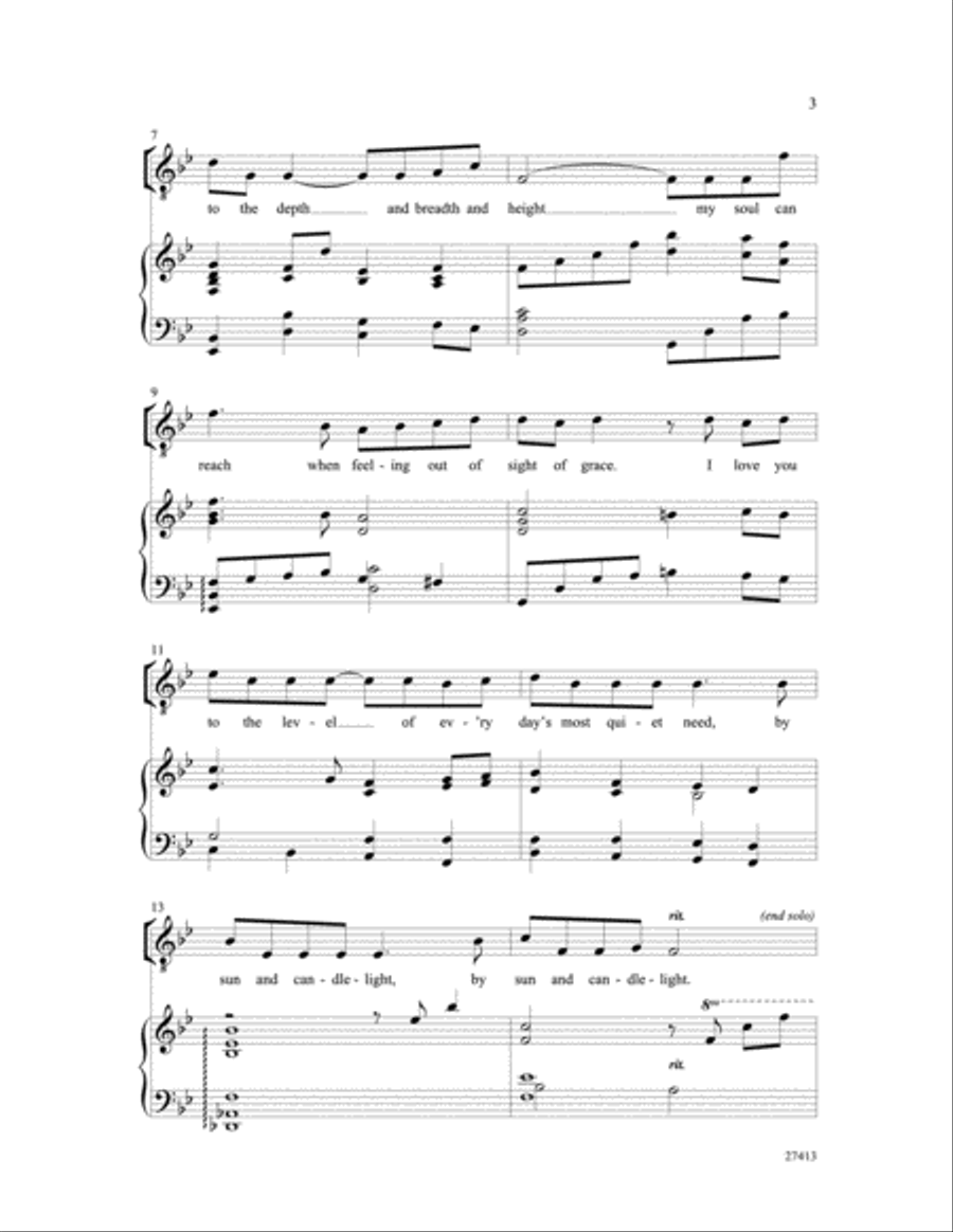 How Do I Love You? How Do I Love You? Men's Choir scores gallery preview page 3