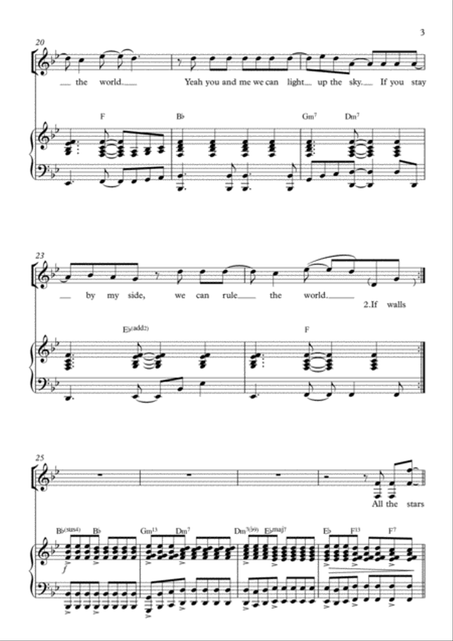 Rule The World Voice scores gallery preview page 3