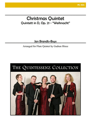 Book cover for Quintett in D - "Weihnacht" for Flute Quintet