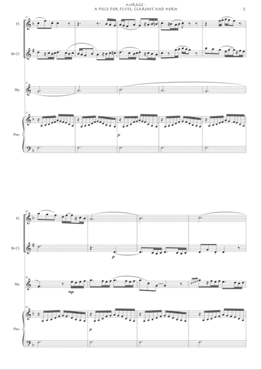 Mirage Mirage Small Ensemble scores gallery preview page 3