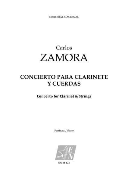 Concierto para Clarinete y Cuerdas (Concerto for Clarinet & Strings)