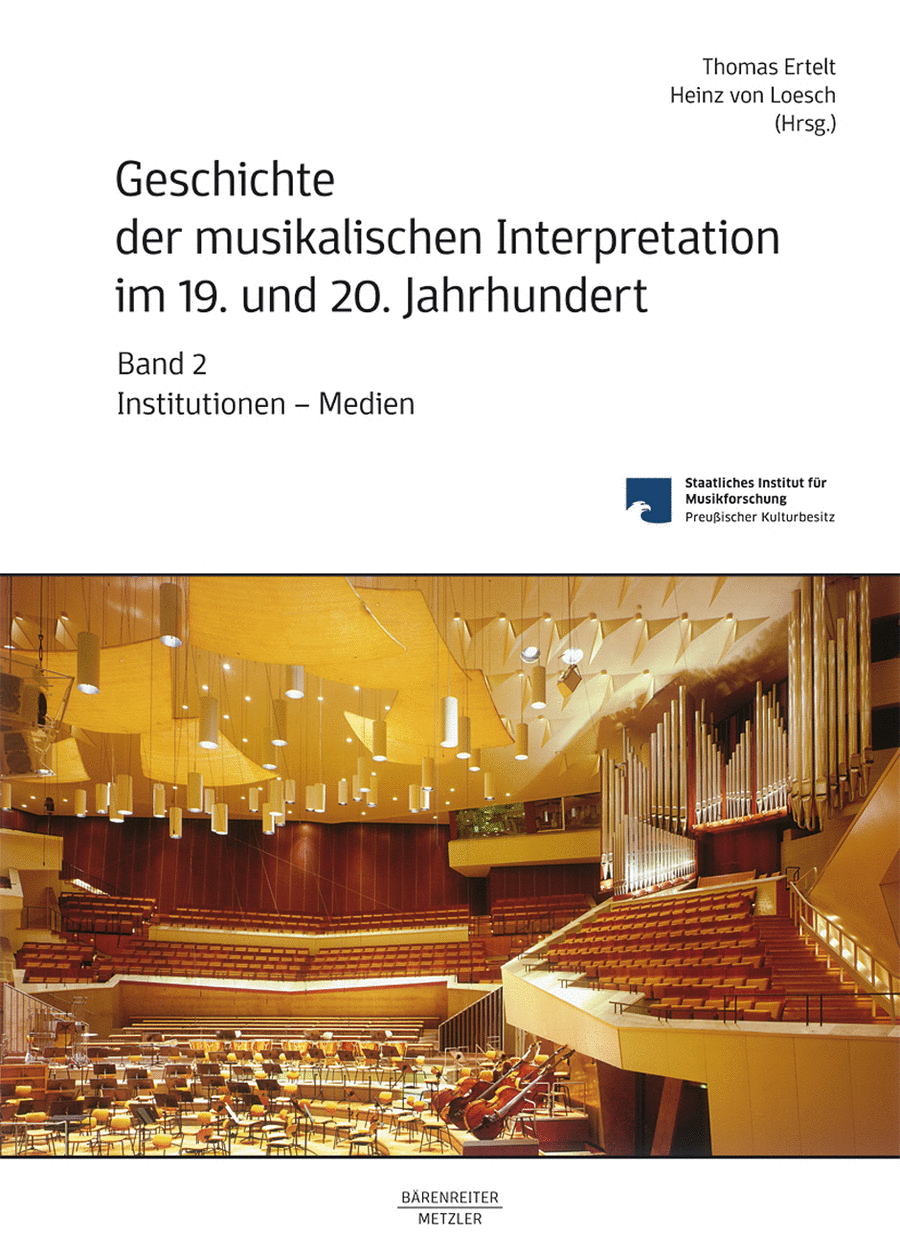 Geschichte der musikalischen Interpretation im 19. und 20. Jahrhundert, Volume 2: Institutionen – Medien Collection / Songbook scores gallery preview page 1