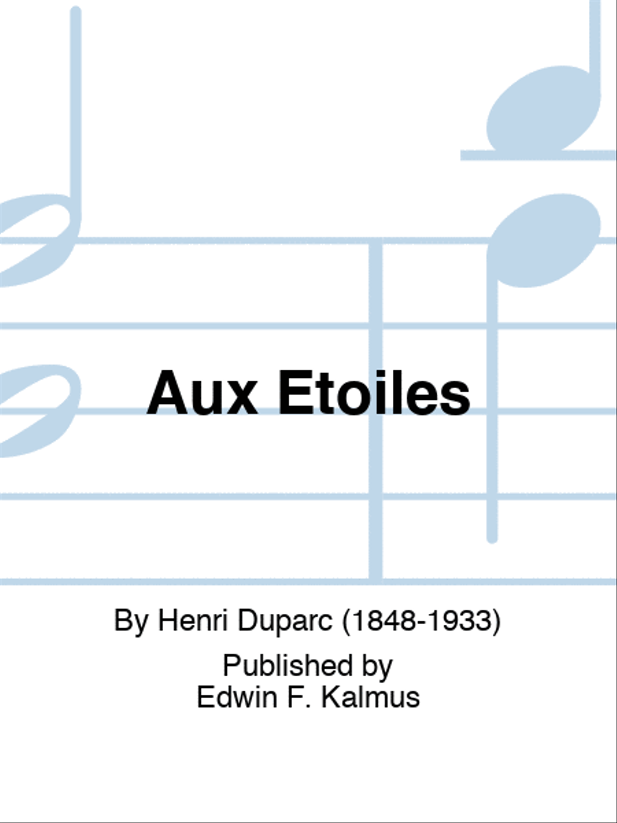 Aux Etoiles Score scores gallery preview page 1