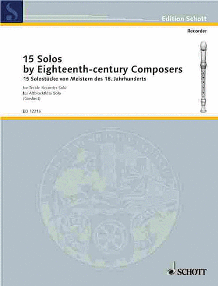 15 Solos by Eighteenth-Century Composers