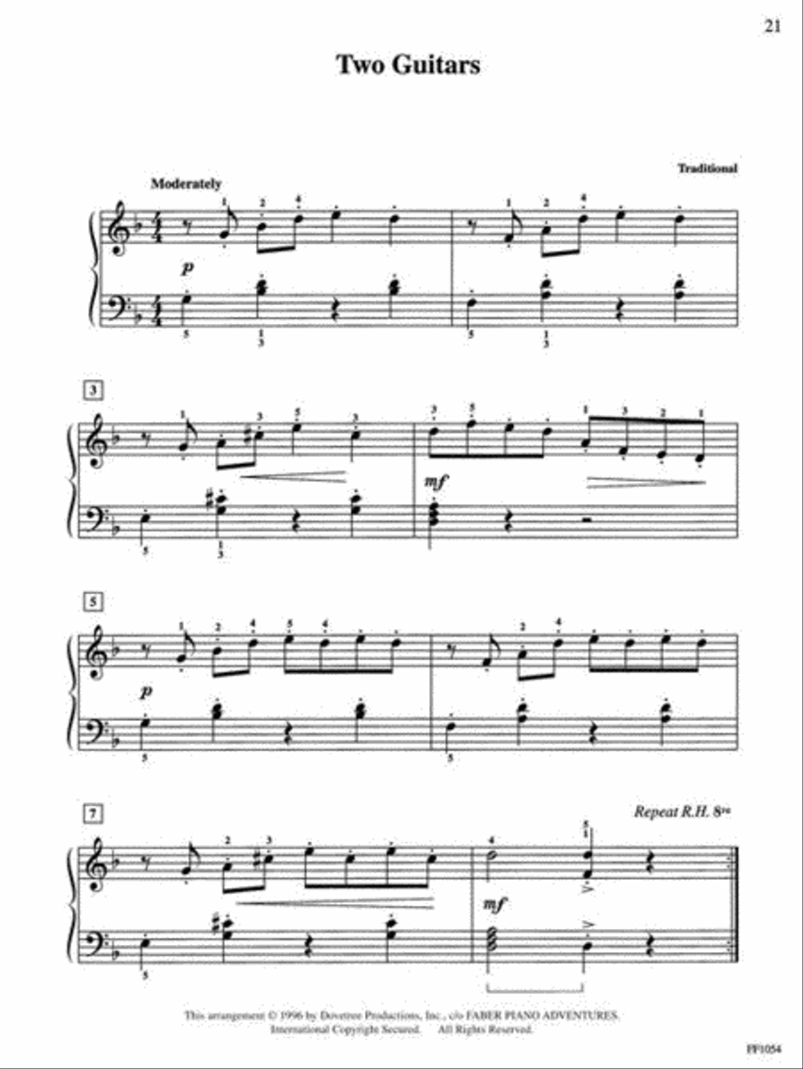 FunTime Piano Favorites Piano Method scores gallery preview page 6