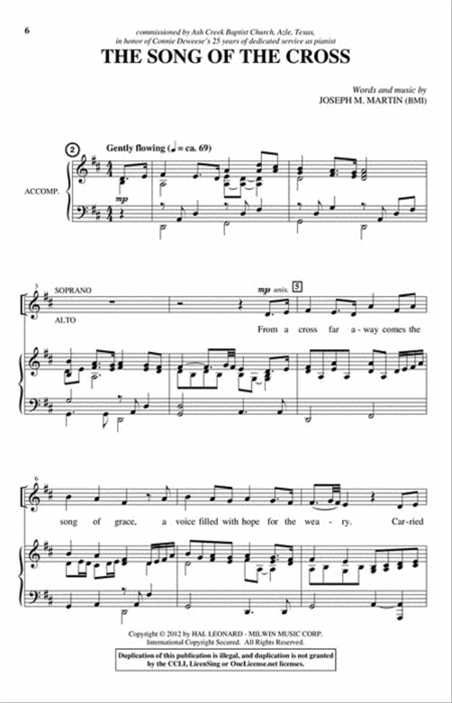 Canticle of the Cross Choir scores gallery preview page 4