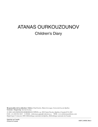 Book cover for Children's Diary