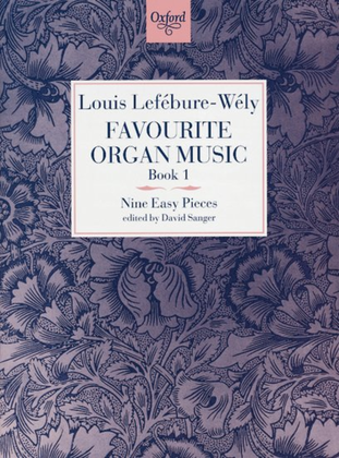Book cover for Favourite Organ Music Book 1: Nine Easy Pieces
