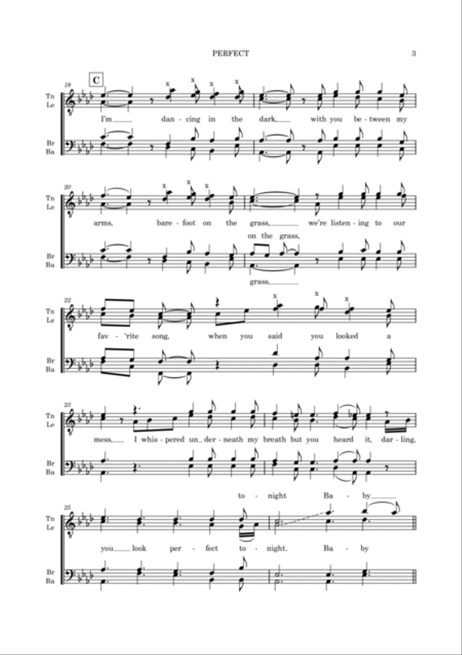 Perfect Duet TTBB scores gallery preview page 3