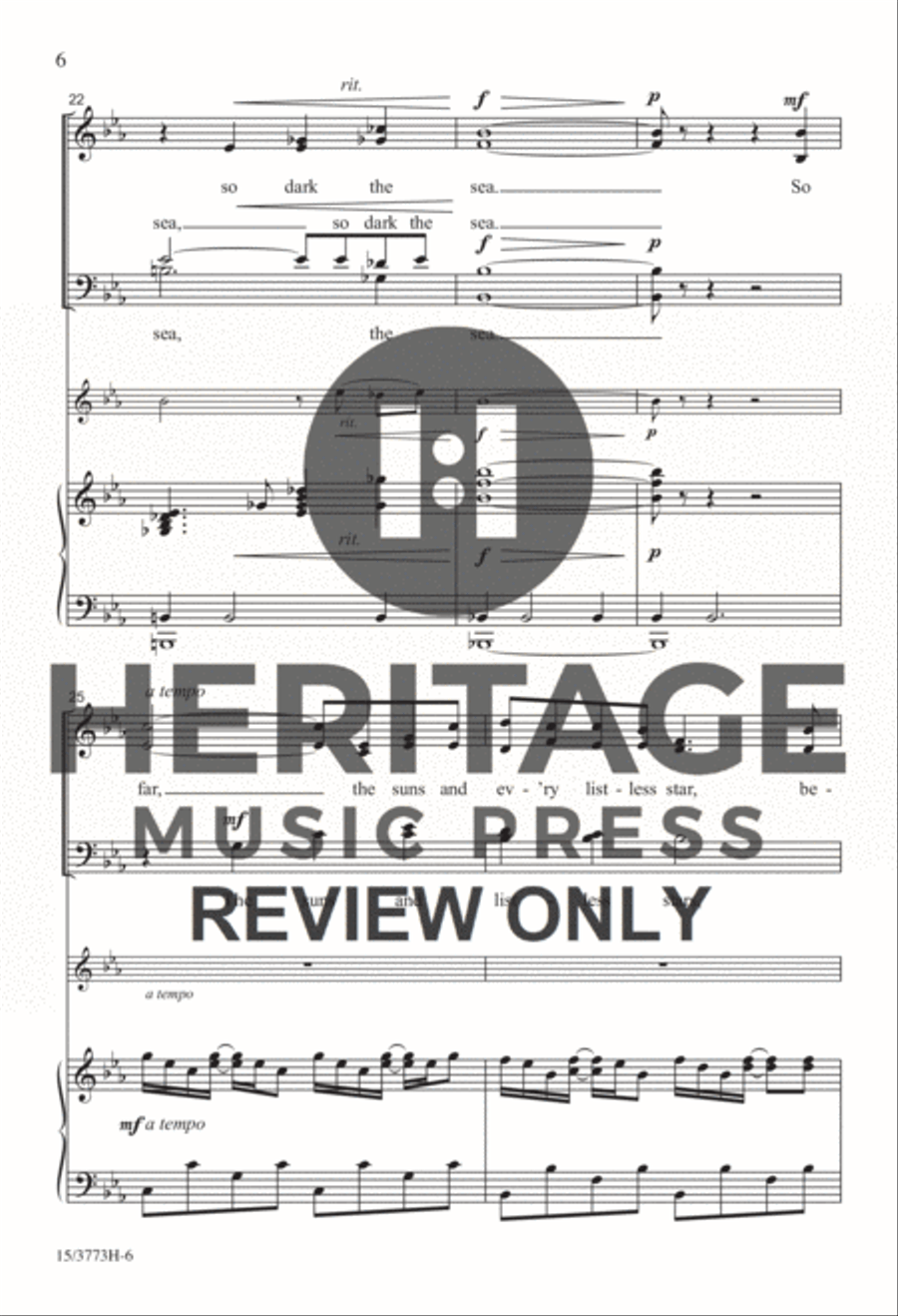 And None but Love 4-Part scores gallery preview page 6