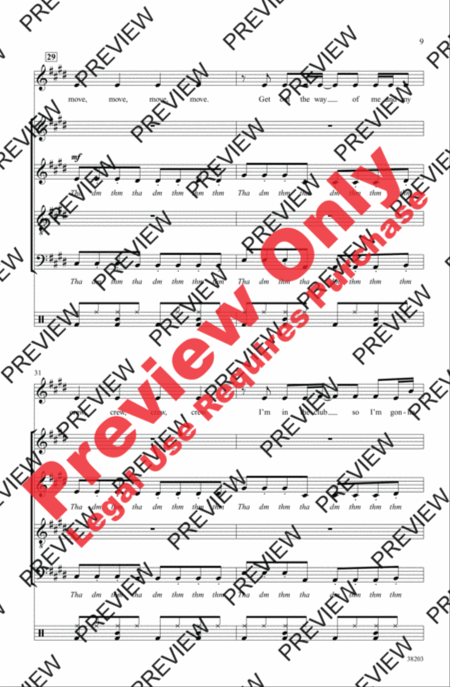 Dynamite 4-Part scores gallery preview page 9