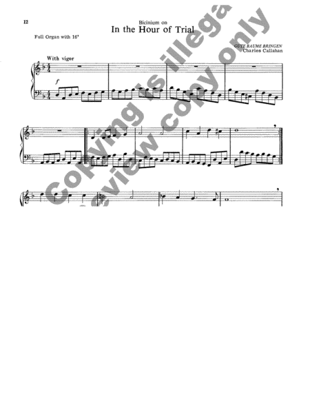 Lenten Music for Manuals, Set 1 image number null