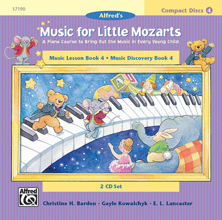 Music for Little Mozarts: 2-CD Sets for Lesson and Discovery Books, Level 4