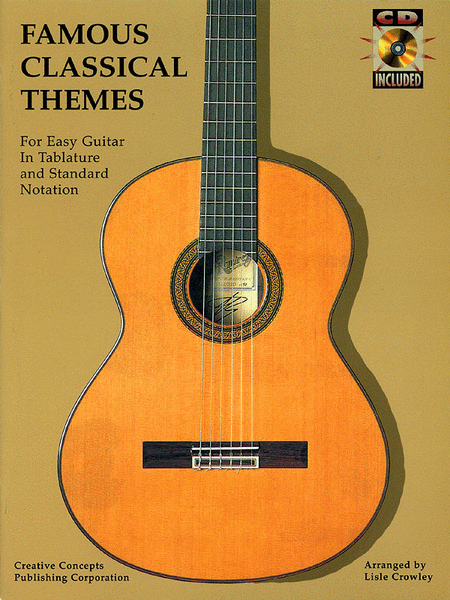 Famous Classical Themes For Easy Guitar - Book/CD
