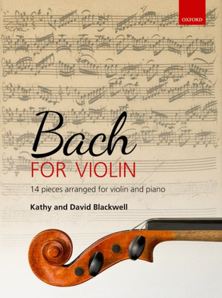 Book cover for Bach for Violin