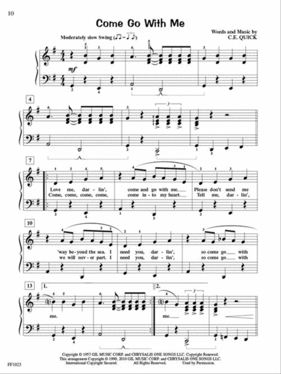 FunTime Piano Rock 'n' Roll Piano Method scores gallery preview page 4