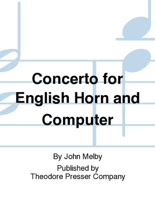 Concerto For English Horn And Computer