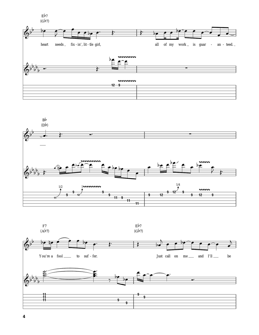 Heart Fixing Business Heart Fixing Business Acoustic Guitar scores gallery preview page 4