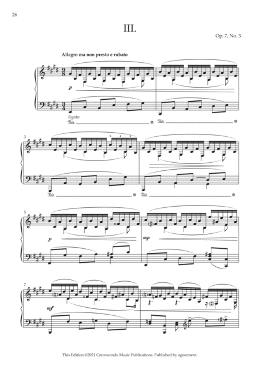 Three Concert Studies, Op. 7 Piano Method scores gallery preview page 8