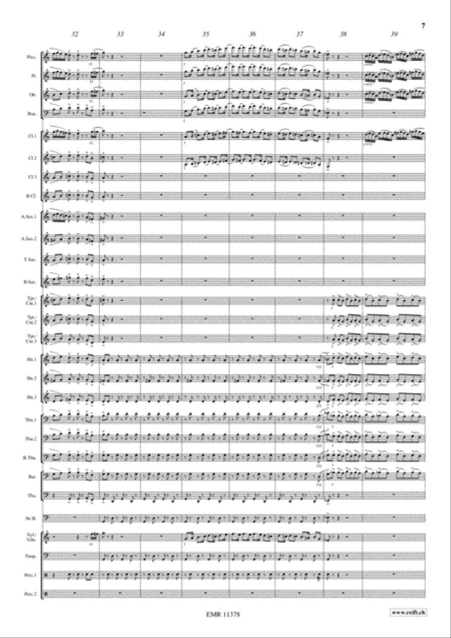 Super Mario Bros Concert Band scores gallery preview page 8