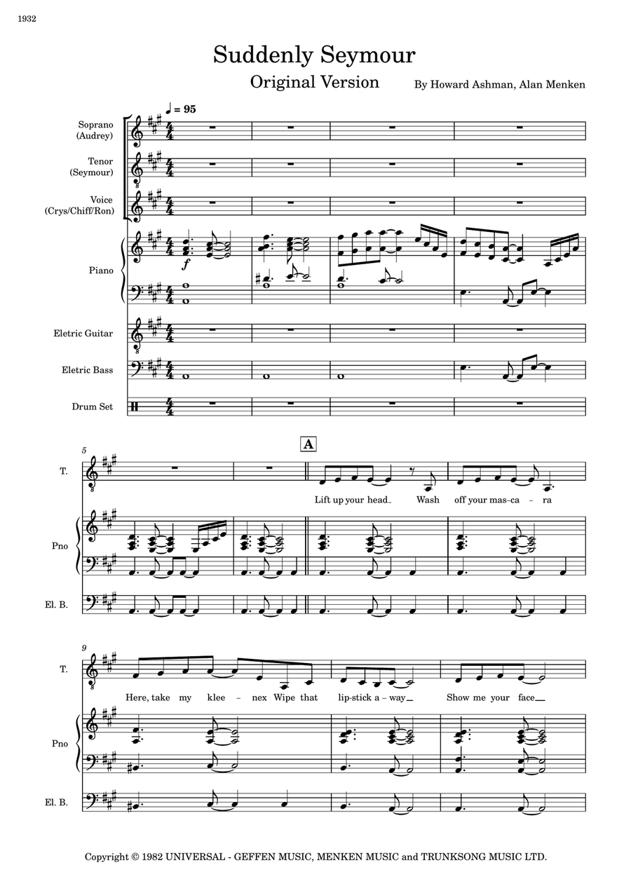 Suddenly Seymour Large Ensemble scores gallery preview page 2