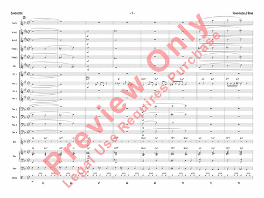 Honeysuckle Rose Jazz Ensemble scores gallery preview page 12