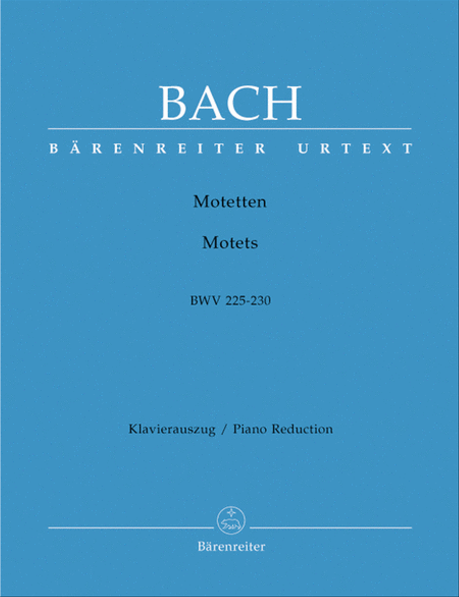 Motets BWV 225-230 Mixed Choir scores gallery preview page 1